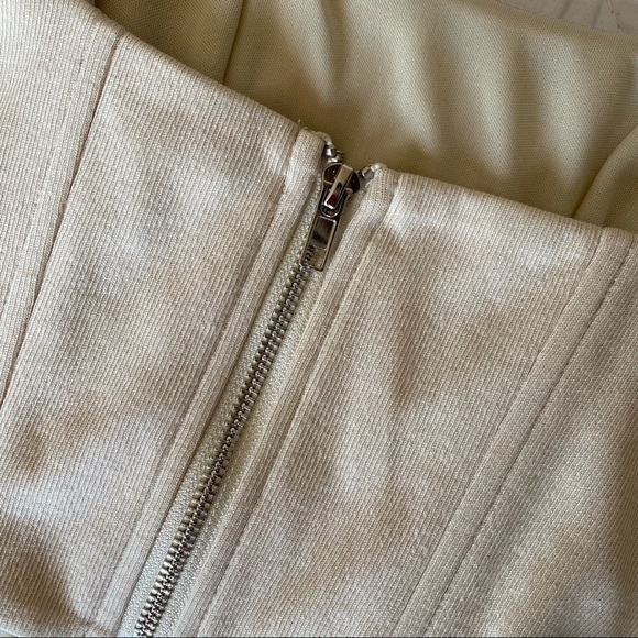 NWT Salty Boutique Bone IvoryCream Crop Corset Top - Picture 3 of 6